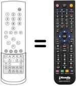 Télécommande équivalente Akai CT 2110
