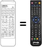 Télécommande équivalente 076G043060