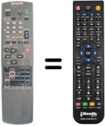 Replacement remote control RC-6VR08