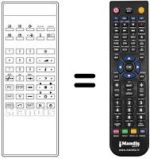 Télécommande équivalente RC-F703