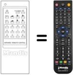 Mando a distancia equivalente EUR 5972 A