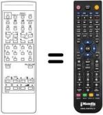 Télécommande équivalente A76100Q005