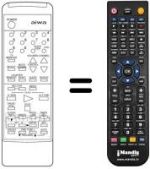 Replacement remote control RC-T1400KEAE