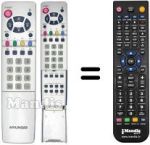 Replacement remote control ALL TEL LCD 020