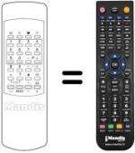 Télécommande équivalente Sinudyne SPAZIO 2103 A