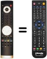 Mando a distancia equivalente Autovox AX 42TFT 17HD