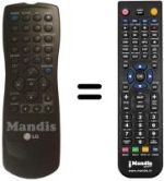 Mando a distancia equivalente RC 1123334 / 00