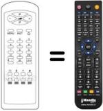 Télécommande équivalente Sinudyne JAZZ 14320