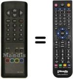Mando a distancia equivalente LG CB 14E80
