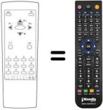 Mando a distancia equivalente RC 2144 HY 36 SIL