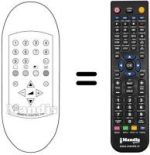 Télécommande équivalente RC 218