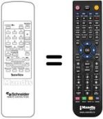 Mando a distancia equivalente RC 305