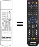 Mando a distancia equivalente RC 307