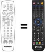 Mando a distancia equivalente RC 3204 X