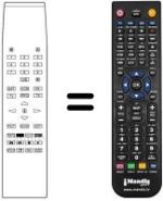 Replacement remote control RC 504