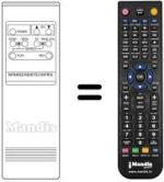 Mando a distancia equivalente RC 53