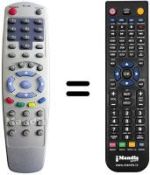 Replacement remote control Sinudyne 15802