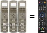 Télécommande équivalente Arthur Martin SV 913