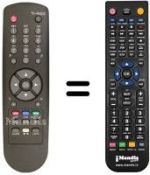 Replacement remote control Fuba ODE 450 FTA