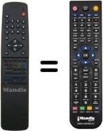 Télécommande équivalente RC 647340