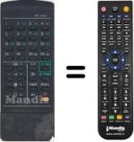 Mando a distancia equivalente Sanyo CEP 4011 V