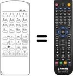 Mando a distancia equivalente RC 700