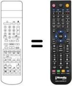 Télécommande équivalente RC 8077