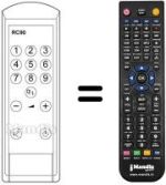 Télécommande équivalente RC 90