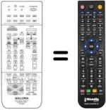 Télécommande équivalente RC 9800