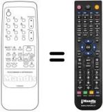 Replacement remote control 07660BQ090