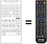 Replacement remote control RCM