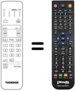 Replacement remote control Teleavia 21 MS 74 CT