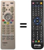 Télécommande équivalente Brandt 15 LCDM 03 B