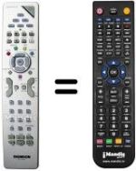 Télécommande équivalente RCT 615 DBLM1