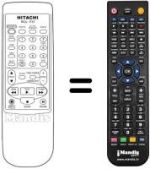 Mando a distancia equivalente Hitachi VT-FX760E