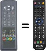 Mando a distancia equivalente Goldstar CB 14E80