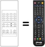 Télécommande équivalente REM-60