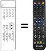 Télécommande équivalente REM-70