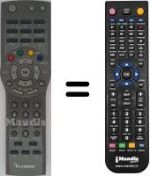 Replacement remote control CRISTOR X3-S