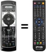 Mando a distancia equivalente Telesystem TS 7520 HD