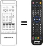Replacement remote control RH 886 / 1