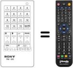 Replacement remote control Sony KV-2204 ET