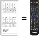 Mando a distancia equivalente RM-607