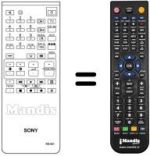 Mando a distancia equivalente Sony KV-21 XRU