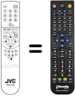 Mando a distancia equivalente RM-C795
