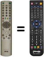 Mando a distancia equivalente Sony KLV-17 HR2