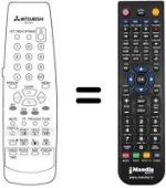 Mando a distancia equivalente RM 05401