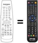 Télécommande équivalente RM 05409