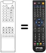 Télécommande équivalente C 15322 T