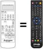 Télécommande équivalente RM 16-36605